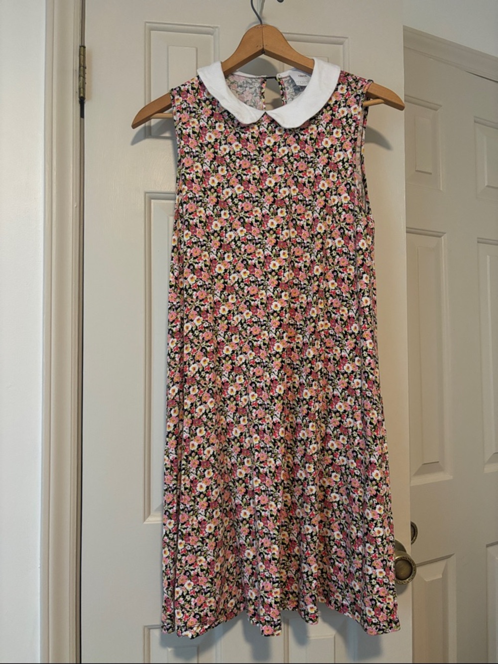 ASOS White-Collar Floral Maternity Dress